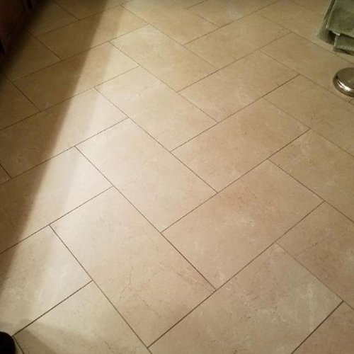 new tile floor from Budget Flooring & Shutters in Las Vegas, NV